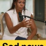 Michelle Obama with tears in her eyes make the sad announcement…