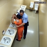 The policeman was taken away and forgot that there was a camera when he ……