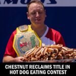 Chestnut Reclaims Title in Hot Dog Eating Contest