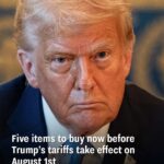 Five items to buy now before Trump’s tariffs take effect on August 1st