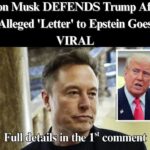 Musk Defends Trump After WSJ Publishes Alleged Epstein ‘Letter’