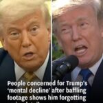 Baffling footage sparks worries about Trump’s mental decline after he misses an important point