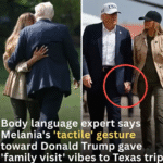 Body language expert says Melania’s ‘tactile’ gesture toward Trump gave ‘family visit’ vibes to Texas