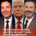 Chilling Warning from Donald Trump Targets Jimmy Fallon and Kimmel in Late-Night Showdown