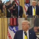 Trump cuts White House speech short as he rushes from podium after ‘medical emergency’