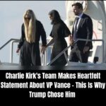 VP Vance ‘Class Act’ With Erika Kirk On Air Force Two Flight
