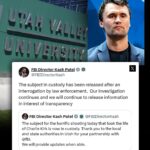 UPDATE: After previously stating that a person of interest was in custody…