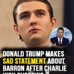 Donald Trump reveals Barron Trump “very hurt” over Charlie Kirk’s death