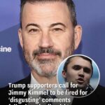 Trump Supporters Call for Jimmy Kimmel’s Firing Over ‘Disgusting’ Remarks About Charlie Kirk’s Assassination