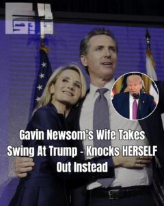 Gavin Newsom’s Wife Takes Aim at Trump — But the Backlash Comes Fast