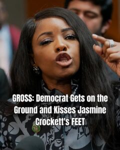 GROSS: Lefty Radio Host Kisses The Feet of Jasmine Crockett