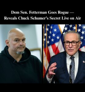 Fetterman Drops Bombshell About Democratic Party Leadership